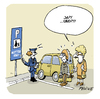 Cartoon: Mami macht das schon (small) by FEICKE tagged mutter,kind,parken,falschparker,parkplatz,auto,verkehr,mami,kinder,mama