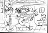 Cartoon: Human Jukebox (small) by Fernando tagged song,music,human,jukebox,guitar,street
