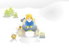 Cartoon: winter (small) by ada tagged snow,winter,cosy