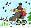 Cartoon: bike (small) by Sergei Belozerov tagged forest,fahrrad,wald,elch,elk,bär