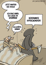 Cartoon: Beinah tot (small) by mil tagged tot tod krank sterben sterbebett hypochonder ärger frust