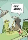 Cartoon: Gute Arbeit (small) by mil tagged arzt,patient,op,arbeit,lob,tod,mil,