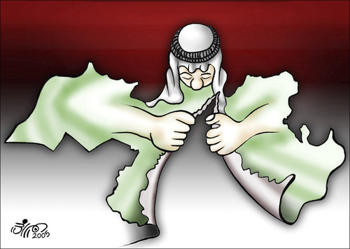 Cartoon: Arab Fetishism 01 (medium) by samir alramahi tagged arab,fetishism,map,ramahi,politics,cartoon