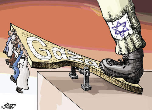 Cartoon: Gaza and the Arab regimes (medium) by samir alramahi tagged gaza,war,arab,israel,palestine,politics,ramahi