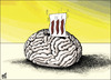 Cartoon: 111 YES (small) by samir alramahi tagged jordan arab ramahi cartoon democracy