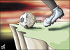 Cartoon: Football 01 (small) by samir alramahi tagged jordan arab ramahi cartoon football match national unity