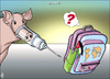 Cartoon: h1n1  in Jordan (small) by samir alramahi tagged h1n1 jordan arab ramahi