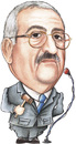 Cartoon: majali of jordan (small) by samir alramahi tagged parliament,majali,jordan,portrait,ramahi
