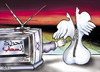 Cartoon: PEACE 05 (small) by samir alramahi tagged palestine peace israel tv ramahi arab dove