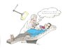 Cartoon: Gesundheitsservice (small) by Erwin Pischel tagged zahnarzt,zahnbehandlung,zähne,zahn,zunge,geldschein,geld,zange,patient,pischel