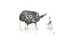 Cartoon: Kyoto-Debakel (small) by Erwin Pischel tagged kyoto,kyotoprotokoll,co2,kohlenstoffdioxid,kohlendioxid,methan,treibhausgase,klima,klimaschutz,klimaziel,japan,usa,emission,fukushima,atomkraftwerk,akw,gau,gas,oel,kohle,pischel
