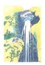 Cartoon: Waterfall-TV (small) by Erwin Pischel tagged hokusai,wasserfall,waterfall,fernsehen,tv,regenerative,energie,pischel