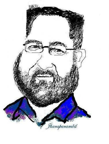Cartoon: my former boss (medium) by jkaraparambil tagged jkaraparambil,jophy,joseph,jacob,edmonton,caricaturist,alberta,canada,artist
