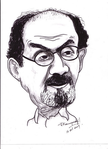 Cartoon: Salman Rushdie (medium) by jkaraparambil tagged salman,rushdie,jkaraparambil,joseph,karaparambil