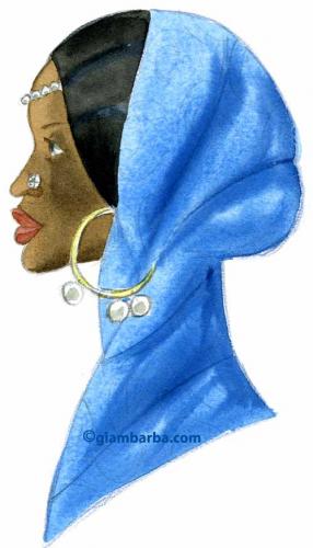 Cartoon: African head 2 (medium) by giam tagged giam,afro,head
