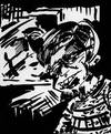 Cartoon: face (small) by kolle tagged comics,bw