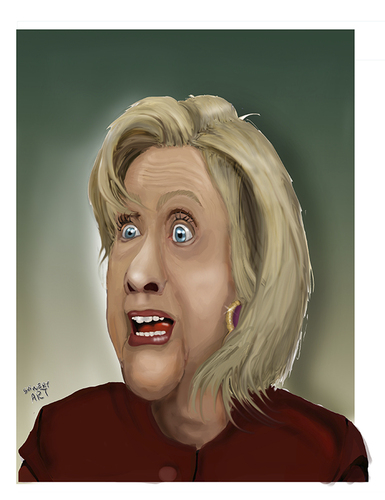 Cartoon: Hillary (medium) by sziwery tagged clinton
