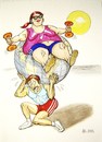 Cartoon: Atlas and pilates (small) by caknuta-chajanka tagged sport,pilates,woman