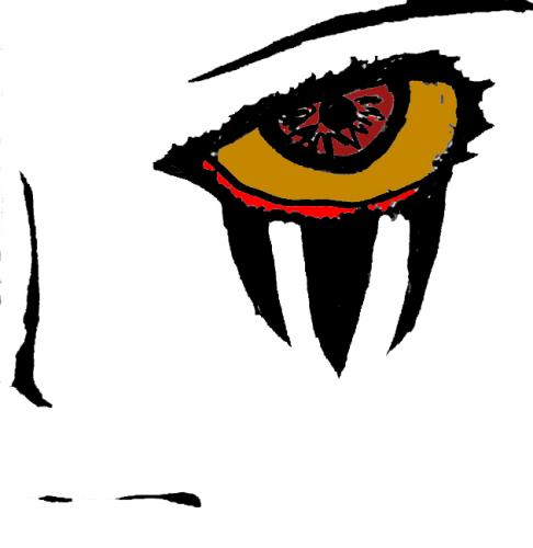 Cartoon: the eye of death (medium) by N-jin tagged eye,death,cool,manga,cartoon,the,kill,buster,fucking,good,awesome,mega,giga,geil,auge,tod,flamme,sterben,scheisse,illustration,character,design,comic