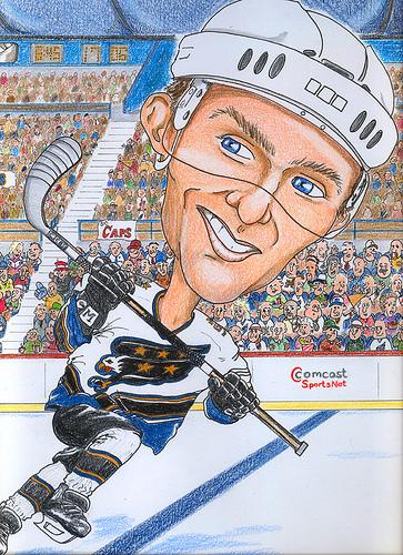 Cartoon: Alexander Ovechkin 2007 (medium) by PaulN420 tagged nhl,washington,capitals,ovechkin