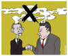Cartoon: China and USA against the emissi (small) by martirena tagged china,usa,emissions