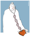 Cartoon: Doing good from DNA (small) by martirena tagged dna,community,doctors