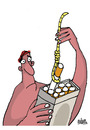 Cartoon: Smoking. (small) by martirena tagged smokers,suicide