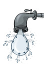 Cartoon: Water Leak (small) by martirena tagged water leak network