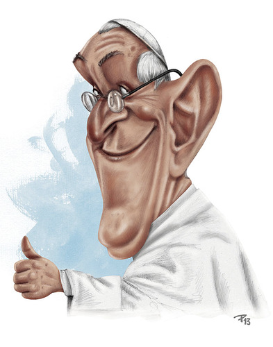 Cartoon: Francisco (medium) by pe09 tagged pope
