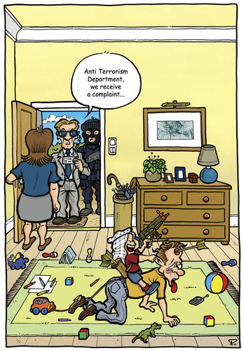 Cartoon: Terrorism (medium) by pe09 tagged terrorism