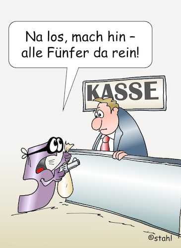 Cartoon: Fünfer raus (medium) by wista tagged fünfer,rein,raus,euro,geld,schein,scheine,geldschein,heiermann,bank,überfall,banküberfall,bankräuber,raub,bankraub,pistole,revolver,kasse,kassierer,fünfer,rein,raus,euro,geld,schein,scheine,geldschein,heiermann,bank,überfall,banküberfall,bankräuber,raub,bankraub,pistole,revolver,kasse,kassierer