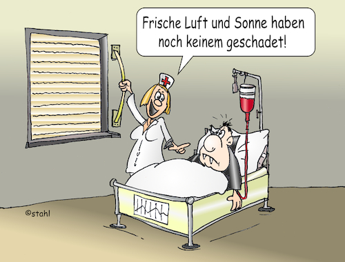 Cartoon: Kranker Vampir (medium) by wista tagged vampir,vampire,krank,krankenhaus,hospital,blut,blutkonserve,infusion,blutinfusion,schwester,fenster,licht,sonne,luft,gesundheit,krankheit,therapie,erholung,fensterladen,rollladen,bett,bettlägerig,knoblauch,vampir,vampire,krank,krankenhaus,hospital,blut,blutkonserve,infusion,blutinfusion,schwester,fenster,licht,sonne,luft,gesundheit,krankheit,therapie,erholung,fensterladen,rollladen,bett,bettlägerig,knoblauch