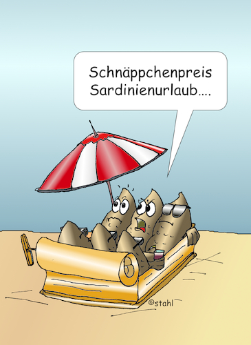 Cartoon: Sardinienurlaub (medium) by wista tagged urlaub,freizeit,sardinien,italien,mittelmeer,meer,sardinen,fisch,strand,beach,hotel,sardinenbüchse,öl,sonne,reise,reisen,urlaubsreisen,ferien,schulferien,reisebüro,online,buchen,buchung,schnäppchen,preis,günstig,zimmer,pauschal,pauschalreisen,urlaub,freizeit,sardinien,italien,mittelmeer,meer,sardinen,fisch,strand,beach,hotel,sardinenbüchse,öl,sonne,reise,reisen,urlaubsreisen,ferien,schulferien,reisebüro,online,buchen,buchung,schnäppchen,preis,günstig,zimmer,pauschal,pauschalreisen