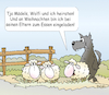Wolf und Schaf