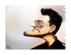 Cartoon: Bono (small) by Mario Lacroix tagged bono,u2,singer