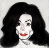 Cartoon: Michael Jackson - Tribute (small) by Ausgezeichnet tagged michael jackson caricature karikatur freak mug shot irony king of pop