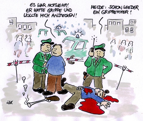 Cartoon: Grippe-Toter (medium) by achecht tagged grippe,influenza,tod,tot,sterblichkeit,übersterblichkeit,mord,totschlag,gewehr,krankheit,erkältung,statistik,fälschung,manipulation,todesursache,grippe,influenza,tod,tot,sterblichkeit,übersterblichkeit,mord,totschlag,gewehr,krankheit,erkältung,statistik,fälschung,manipulation,todesursache,gesundheit,schweinegrippe