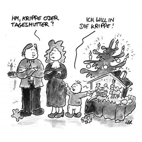 Krippe oder Tagesmutter