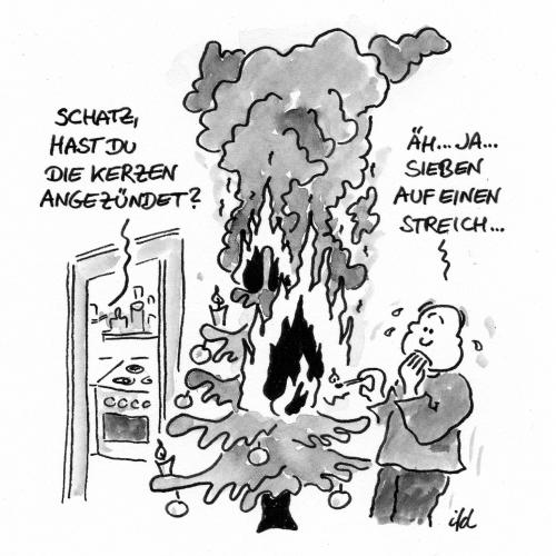 Cartoon: Sieben auf einen Streich (medium) by achecht tagged sieben,streich,märchen,grimm,weihnachten,weihnachtsbaum,baum,brand,feuer,streichholz,baumbrand,weihnachten,weihnacht,feier,fest,tradition,kultur,weihnachtsbaum,baum,tanne,kerze,kerzen,feuer,brennen,brand,gefahr,risiko,unfall,unfälle,streichholz,baumbrand,vorbereitungen,wohnung