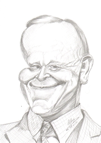 Cartoon: Calvin Coolidge (medium) by cabap tagged caricature