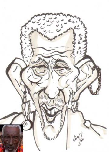 Cartoon: caricature (medium) by cabap tagged caricature