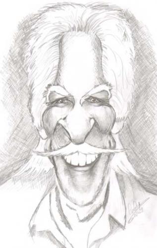 Cartoon: Donald Sutherland (medium) by cabap tagged caricature