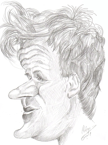 Cartoon: Gordon Ramsay (medium) by cabap tagged caricatures