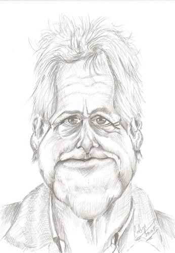 Cartoon: Griff Rhys Jones (medium) by cabap tagged caricature