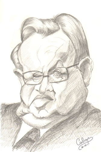 Cartoon: Martti  Ahtisaari (medium) by cabap tagged caricature