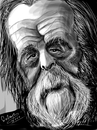 Cartoon: Aleksandr Solzhenitsyn (small) by cabap tagged caricature,ipad