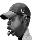 Cartoon: Tiger Woods (small) by cabap tagged ipad,caricatures