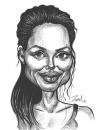 Cartoon: Angelina (small) by rjr tagged angelina,jolie