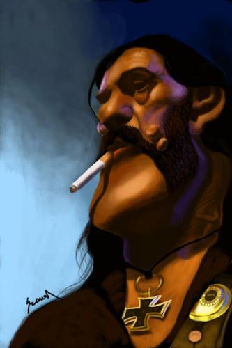 Cartoon: Lemmy (medium) by szomorab tagged motorhead