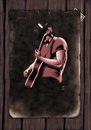 Cartoon: Jack III White (small) by szomorab tagged white stripes jack meg rock alternative music guitar hat